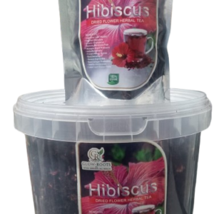 Dried Hibiscus Flowers at Glow Roots